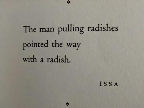 The Way, with a radish